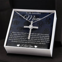 Load image into Gallery viewer, CZ Cross Necklace For Mom
