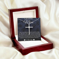 Load image into Gallery viewer, CZ Cross Necklace For Mom
