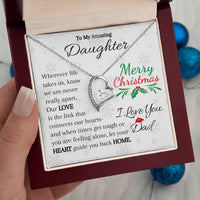 Load image into Gallery viewer, To My Amazing Daughter-Heart and Home - Necklace
