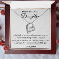 Load image into Gallery viewer, To My Beloved Daughter- My Heart- Necklace
