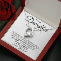 Load image into Gallery viewer, To My Daughter- Sweet Baby Girl- Heart Necklace
