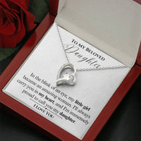 Load image into Gallery viewer, To My Beloved Daughter-My Heart- Forever Love Necklace
