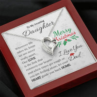 Load image into Gallery viewer, To My Amazing Daughter-Heart and Home - Necklace
