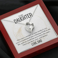 Load image into Gallery viewer, To My Daughter- My Shining Star- Heart Necklace

