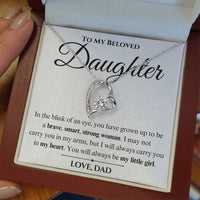 Load image into Gallery viewer, To My Daughter- My Heart-Forever Love Necklace
