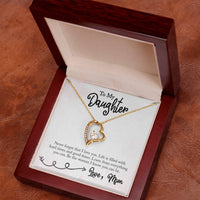 Load image into Gallery viewer, Forever Love Necklace For Daughter with On Demand Message Card
