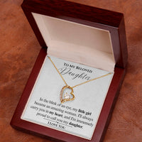 Load image into Gallery viewer, To My Beloved Daughter-My Heart- Forever Love Necklace
