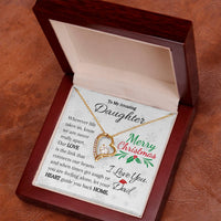 Load image into Gallery viewer, To My Amazing Daughter-Heart and Home - Necklace
