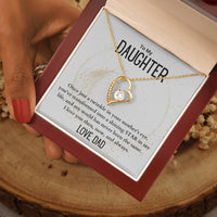 Load image into Gallery viewer, To My Daughter- My Shining Star- Heart Necklace
