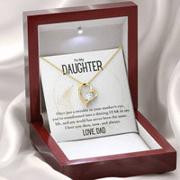 Load image into Gallery viewer, To My Daughter- My Shining Star- Heart Necklace
