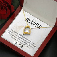 Load image into Gallery viewer, To My Daughter- My Shining Star- Heart Necklace
