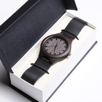 Load image into Gallery viewer, It&#39;s Always Time To Travel East- Wooden Watch

