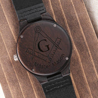 Load image into Gallery viewer, It&#39;s Always Time To Travel East- Wooden Watch
