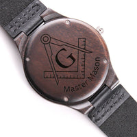 Load image into Gallery viewer, It&#39;s Always Time To Travel East- Wooden Watch
