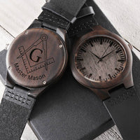 Load image into Gallery viewer, It&#39;s Always Time To Travel East- Wooden Watch
