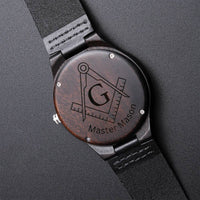 Load image into Gallery viewer, It&#39;s Always Time To Travel East- Wooden Watch
