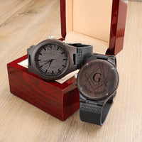 Load image into Gallery viewer, It&#39;s Always Time To Travel East- Wooden Watch
