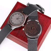 Load image into Gallery viewer, It&#39;s Always Time To Travel East- Wooden Watch
