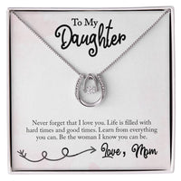 Load image into Gallery viewer, Lucky In Love Necklace For Daughter
