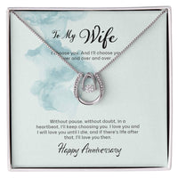 Load image into Gallery viewer, Lucky In Love Necklace For Wife
