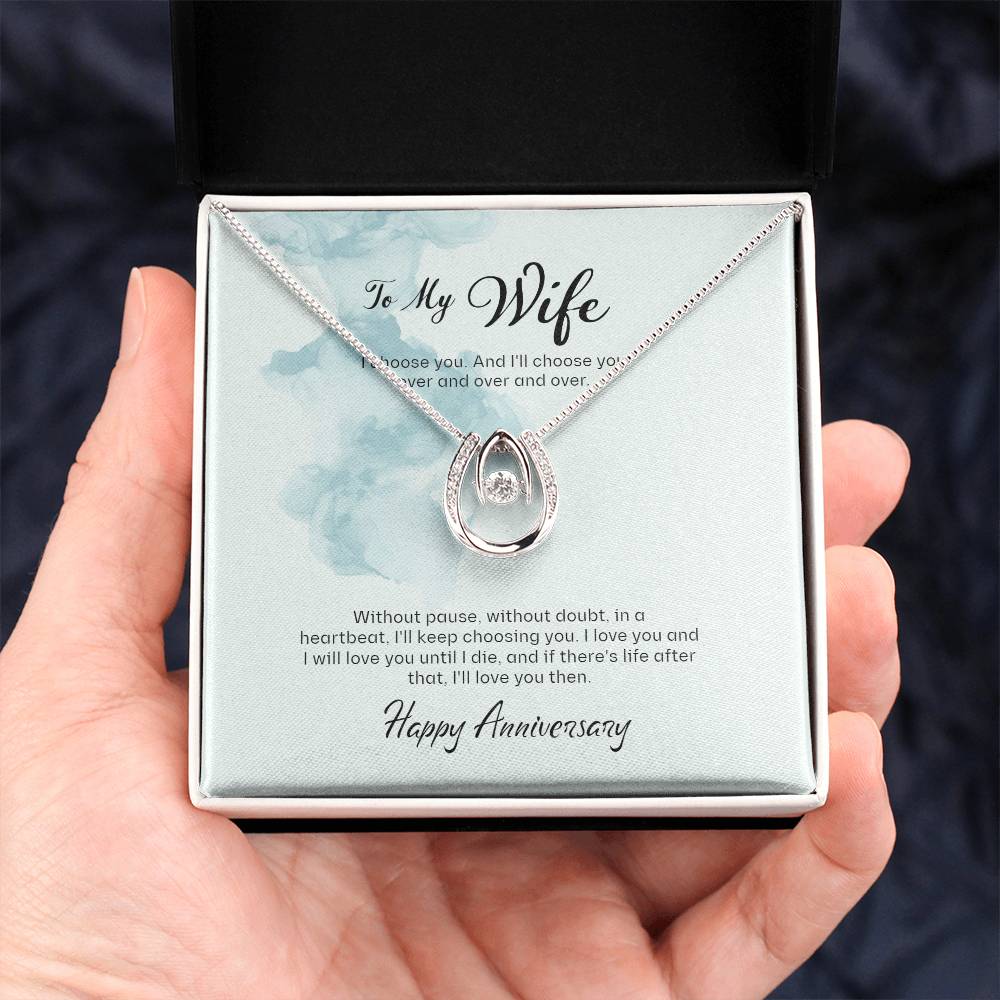 Lucky In Love Necklace For Wife