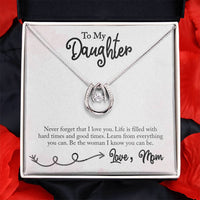 Load image into Gallery viewer, Lucky In Love Necklace For Daughter
