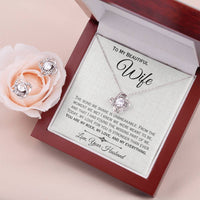 Load image into Gallery viewer, To My Beautiful Wife- My Rock, My Lock, My Everything- Love Necklace
