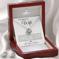 Load image into Gallery viewer, To My Beautiful Wife- My Rock, My Lock, My Everything- Love Necklace

