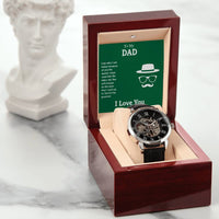 Load image into Gallery viewer, Men&#39;s Openwork Watch For Dad + MC
