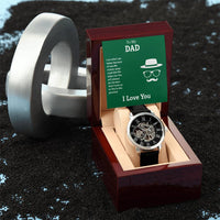 Load image into Gallery viewer, Men&#39;s Openwork Watch For Dad + MC
