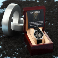 Load image into Gallery viewer, Men&#39;s Openwork Watch For Husband + MC
