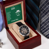 Load image into Gallery viewer, Men&#39;s Openwork Watch For Dad + MC
