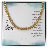 Load image into Gallery viewer, Cuban Link Chain For Son (OREO + LUX BOX + LENGTH EXTENSION)
