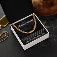 Load image into Gallery viewer, To My Badass Husband - Love You With All My Heart - Cuban Link Chain
