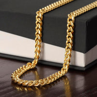 Load image into Gallery viewer, To My Badass Husband - Love You With All My Heart - Cuban Link Chain

