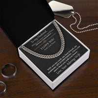 Load image into Gallery viewer, To My Husband - I Love You and I Am Yours - Cuban Chain Necklace

