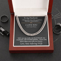 Load image into Gallery viewer, To My Husband - I Love You and I Am Yours - Cuban Chain Necklace
