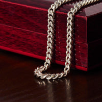 Load image into Gallery viewer, To My Husband - I Love You and I Am Yours - Cuban Chain Necklace
