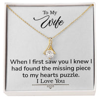 Load image into Gallery viewer, To My Wife- My Hearts Puzzle- Alluring Beauty Necklace
