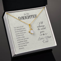 Load image into Gallery viewer, Alluring Beauty Necklace For Daughter (Yellow &amp; White Gold Variants)
