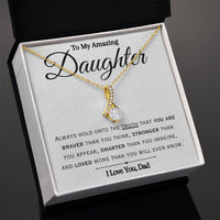 Load image into Gallery viewer, To My Daughter- I Love You- Beauty Necklace
