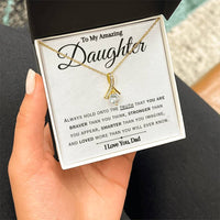Load image into Gallery viewer, To My Daughter- I Love You- Beauty Necklace
