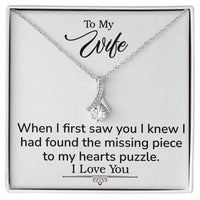 Load image into Gallery viewer, To My Wife- My Hearts Puzzle- Alluring Beauty Necklace
