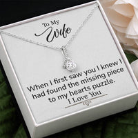 Load image into Gallery viewer, To My Wife- My Hearts Puzzle- Alluring Beauty Necklace
