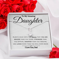 Load image into Gallery viewer, To My Daughter- I Love You- Beauty Necklace
