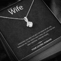 Load image into Gallery viewer, To My Wife - Choosing You Was the Best Decision of My Life - Alluring Beauty Necklace
