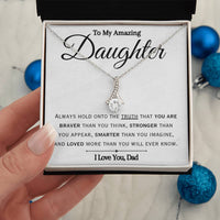 Load image into Gallery viewer, To My Daughter- I Love You- Beauty Necklace
