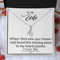 Load image into Gallery viewer, To My Wife- My Hearts Puzzle- Alluring Beauty Necklace
