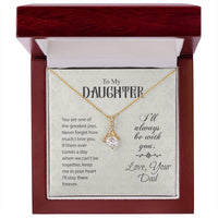 Load image into Gallery viewer, Alluring Beauty Necklace For Daughter (Yellow &amp; White Gold Variants)
