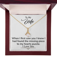 Load image into Gallery viewer, To My Wife- My Hearts Puzzle- Alluring Beauty Necklace

